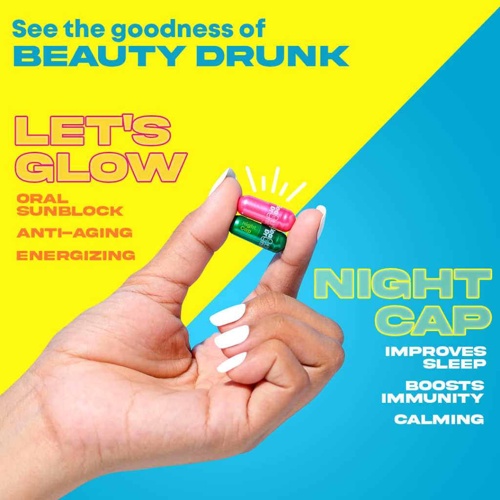 Beauty Drunk by Dear Face - Let’s Glow & Night Cap Combo - Multivitamins