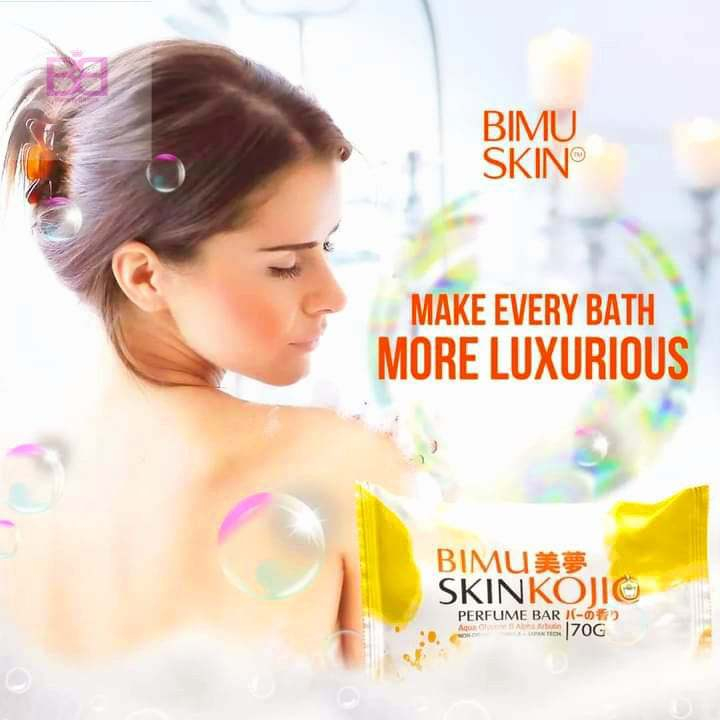 BIMU SKIN KOJIC PERFUME BAR SOAP - Image 3