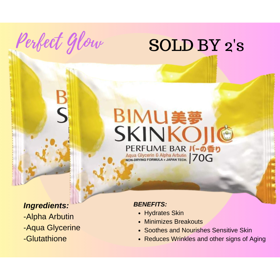BIMU SKIN KOJIC PERFUME BAR SOAP - Image 2